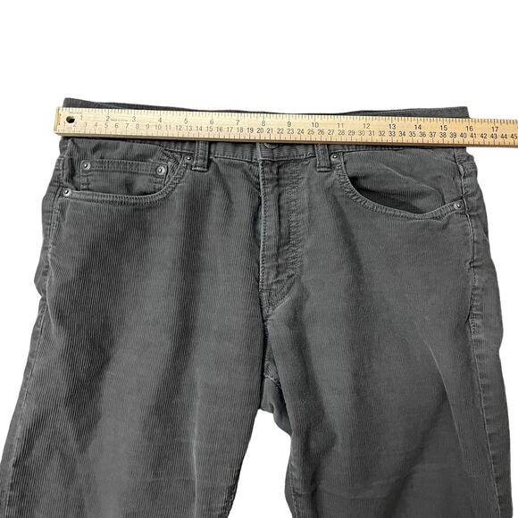 J. Crew Corduroy Pants Men's W30 x  L32 (Actual 32x30.5) Gray Preppy Academia - Picture 5 of 8